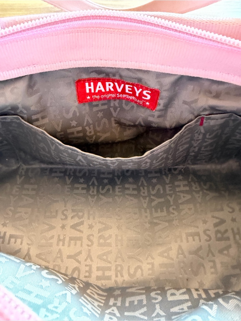Harveys Pink Woven Shoulder Bag - Women - Picture 4 of 9